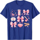 Women Pink Retro Nurse Coquette Pink Bow Girlie Nurse Life T-Shirt - T-Shirt | Royal