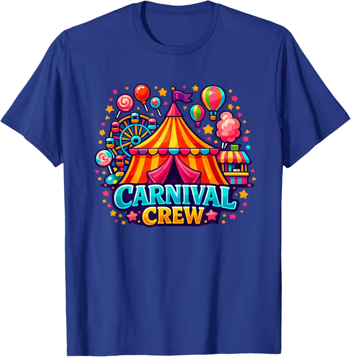 Carnival Crew Matching Group Fair Festival T-Shirt - T-Shirt | Royal