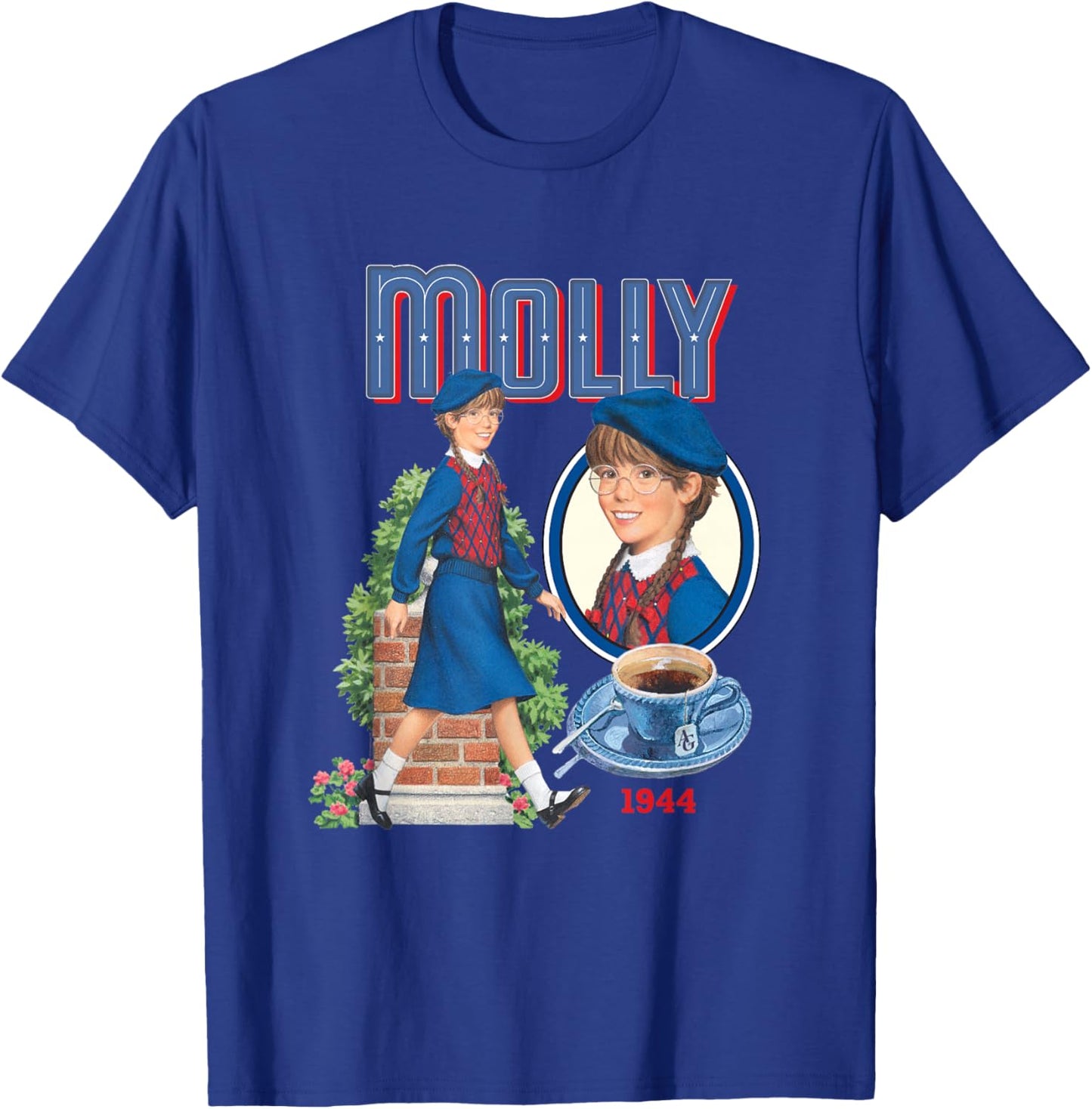 American Girl - Molly McIntire 1944 T-Shirt - T-Shirt | Royal