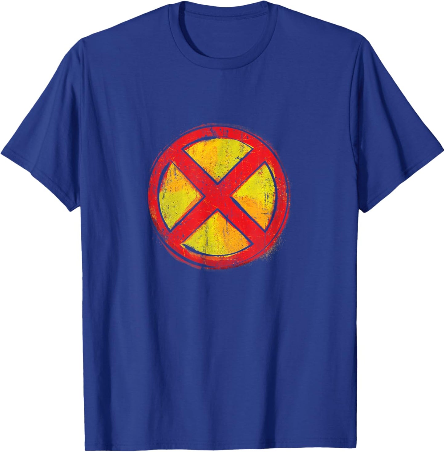 Marvel X-Men Logo Spray Paint T-Shirt - T-Shirt | Royal