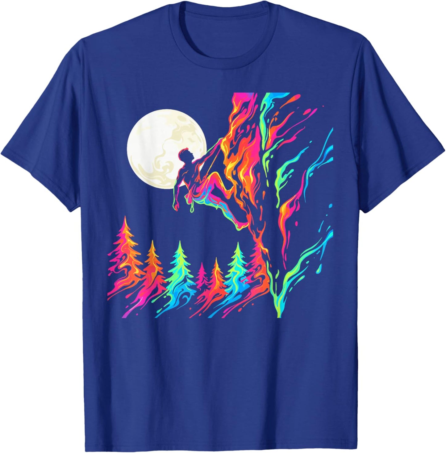 Climbing Player Man Kid Boy T-Shirt - T-Shirt | Royal