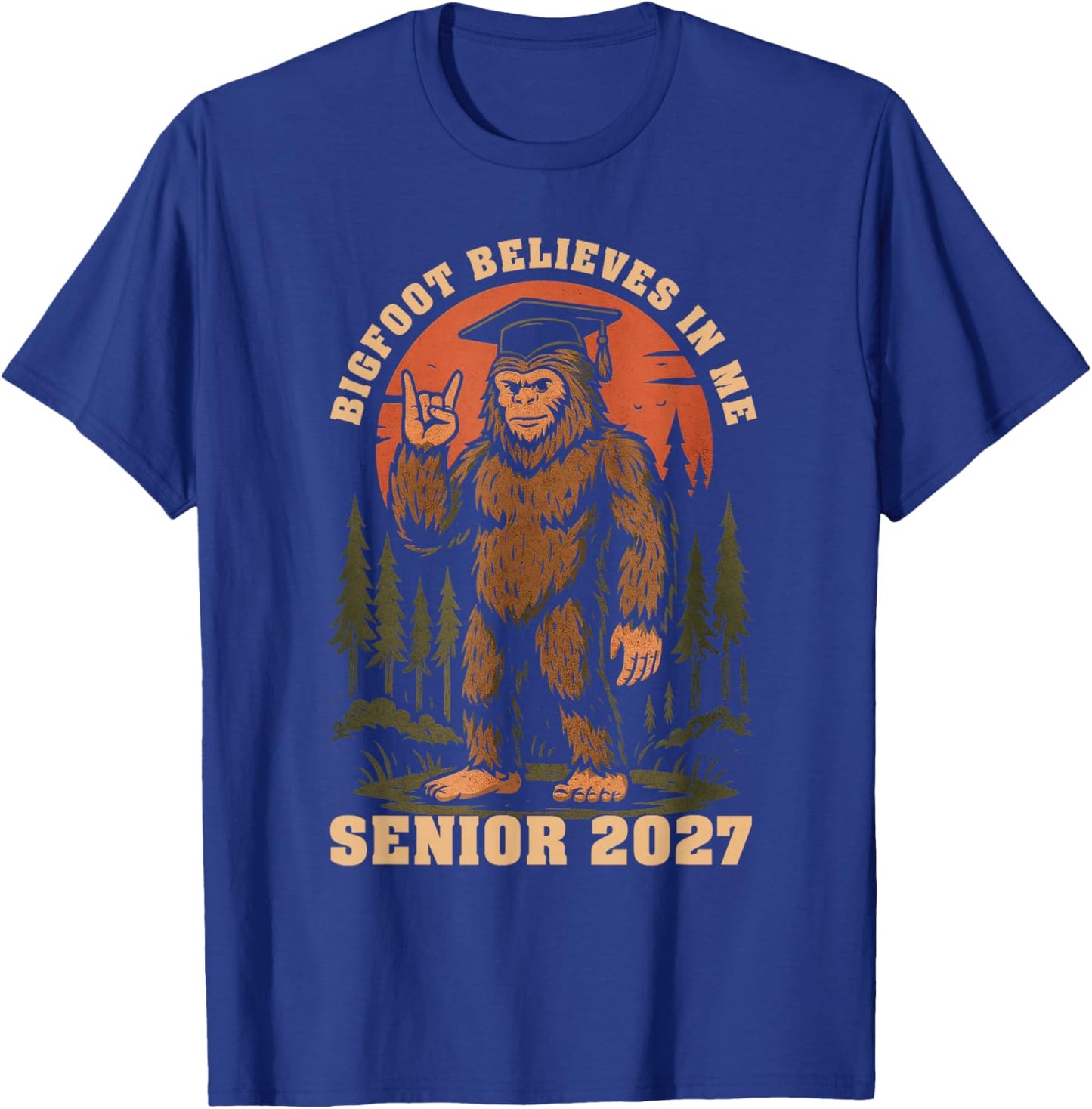 Senior 2027 Class of 2027 Senior T-Shirt - T-Shirt | Royal