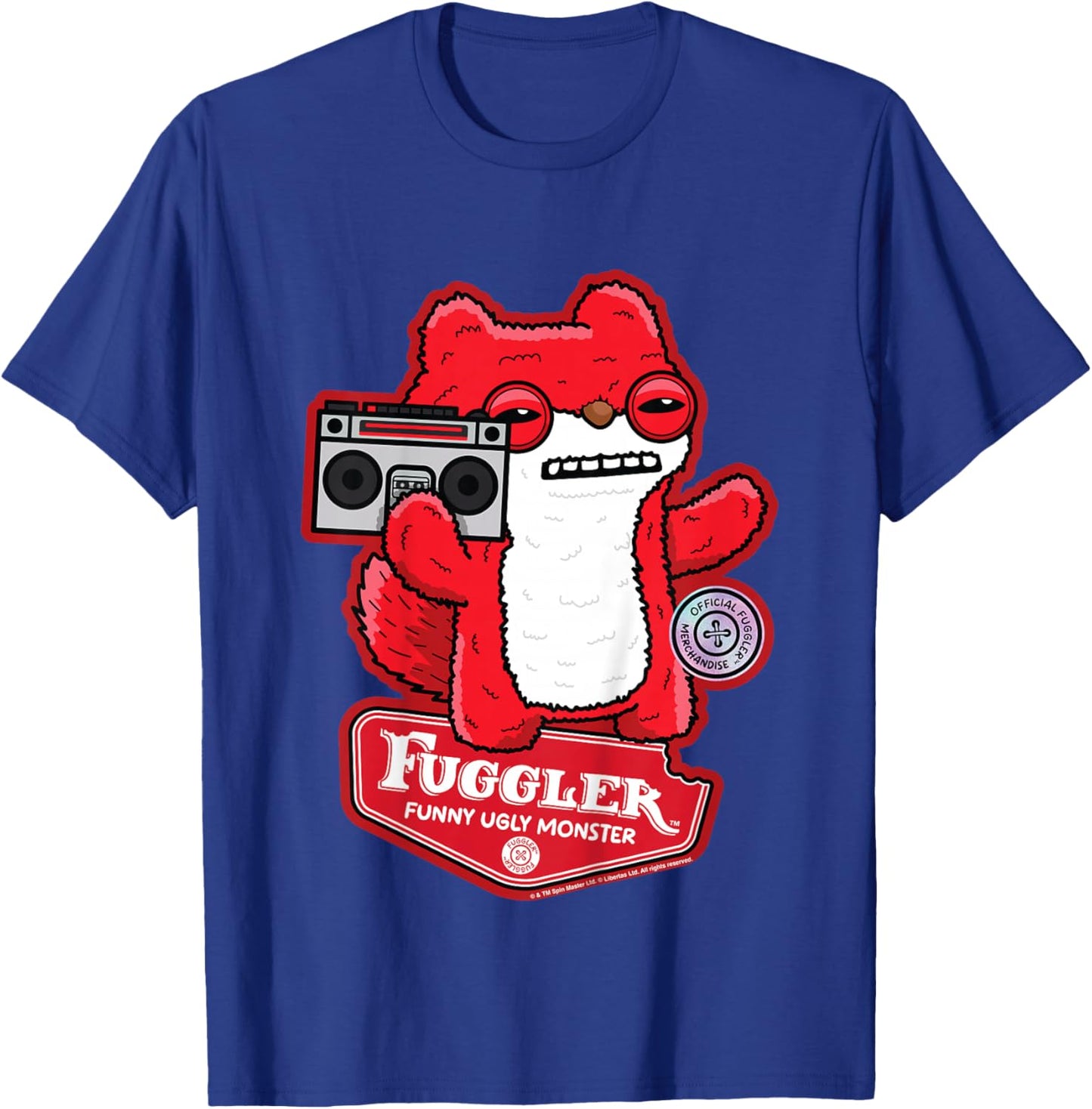 Kids Fuggler Boombox Sketchy Squirrel Kids T-Shirt - T-Shirt | Royal