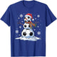 Funny Soccer Snowman T-Shirt - T-Shirt | Royal