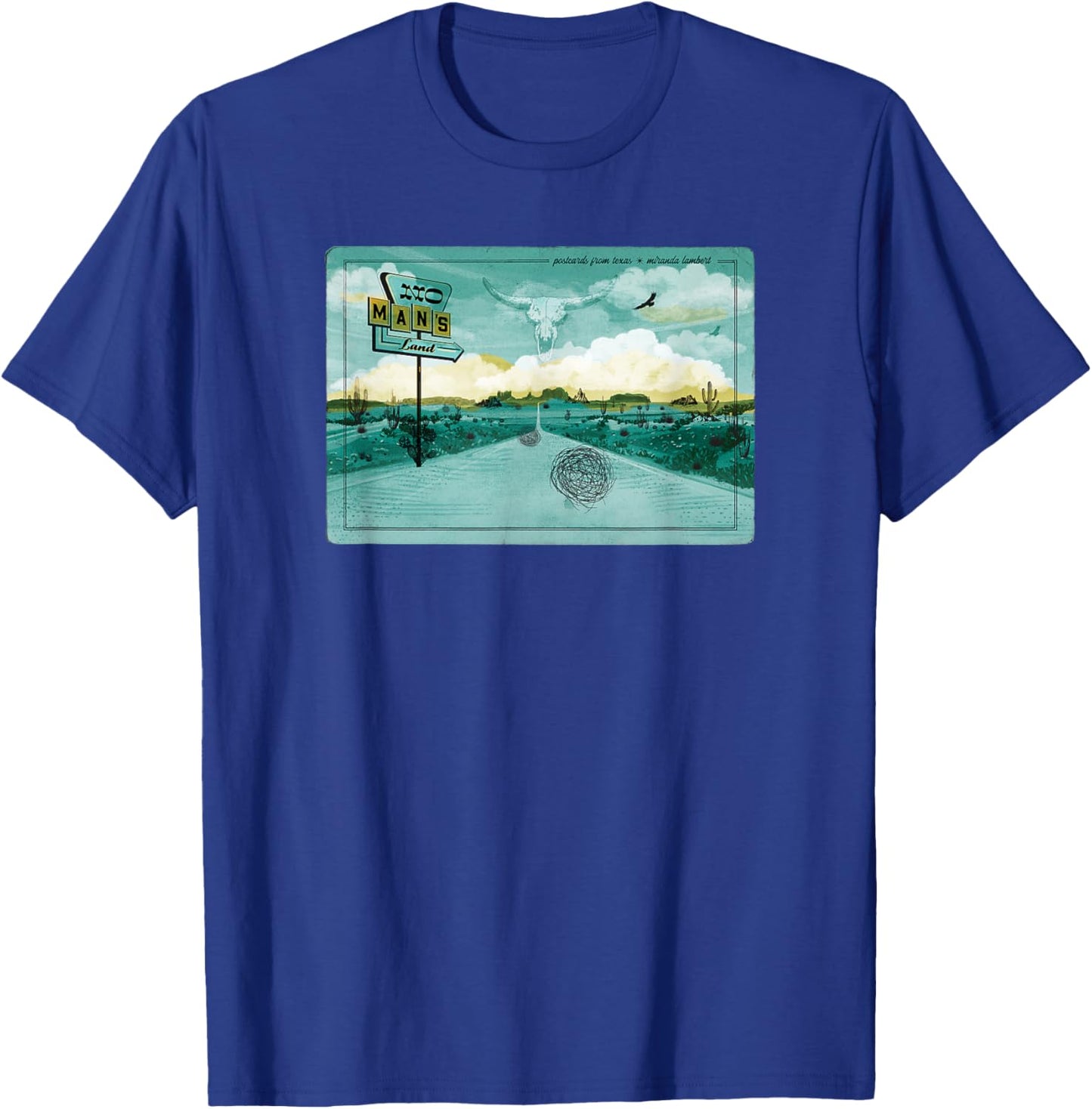 Miranda Lambert No Man's Land Postcards From Texas T-Shirt - T-Shirt | Royal