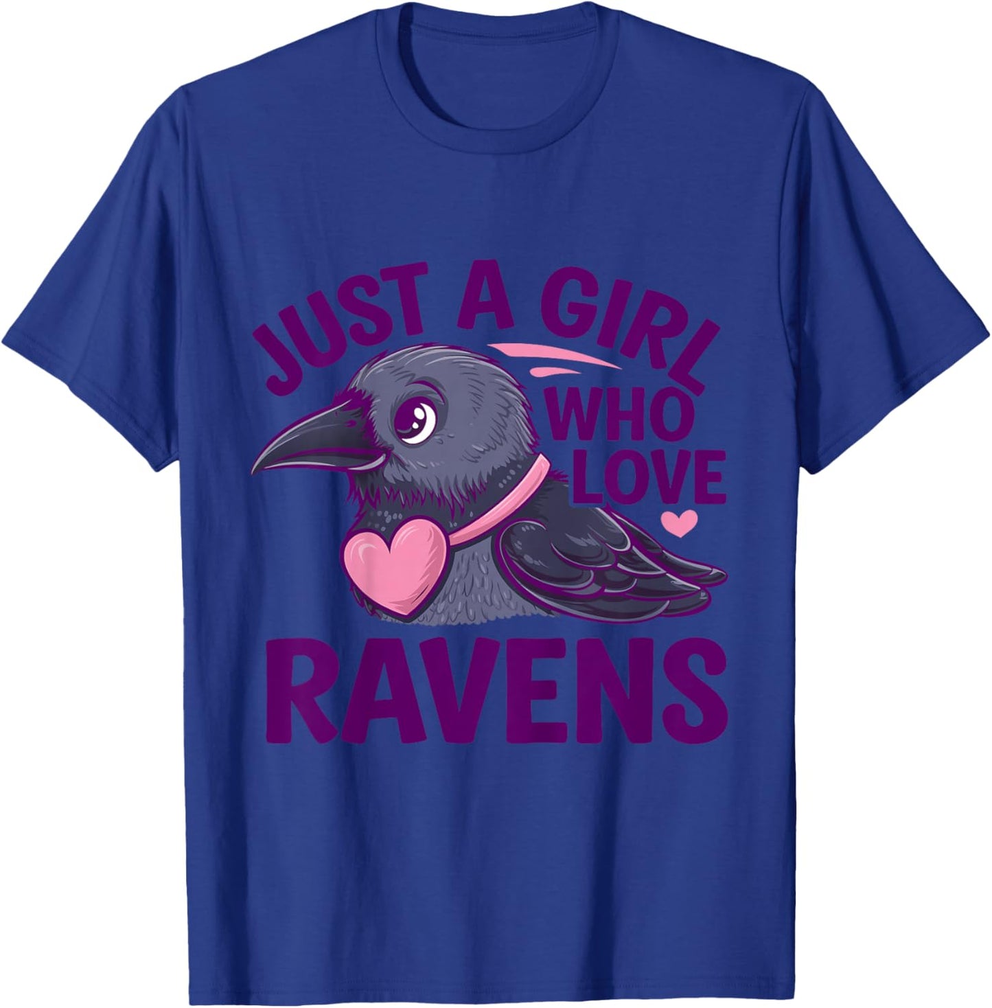 Kids Girl Raven Kids T-Shirt - T-Shirt | Royal