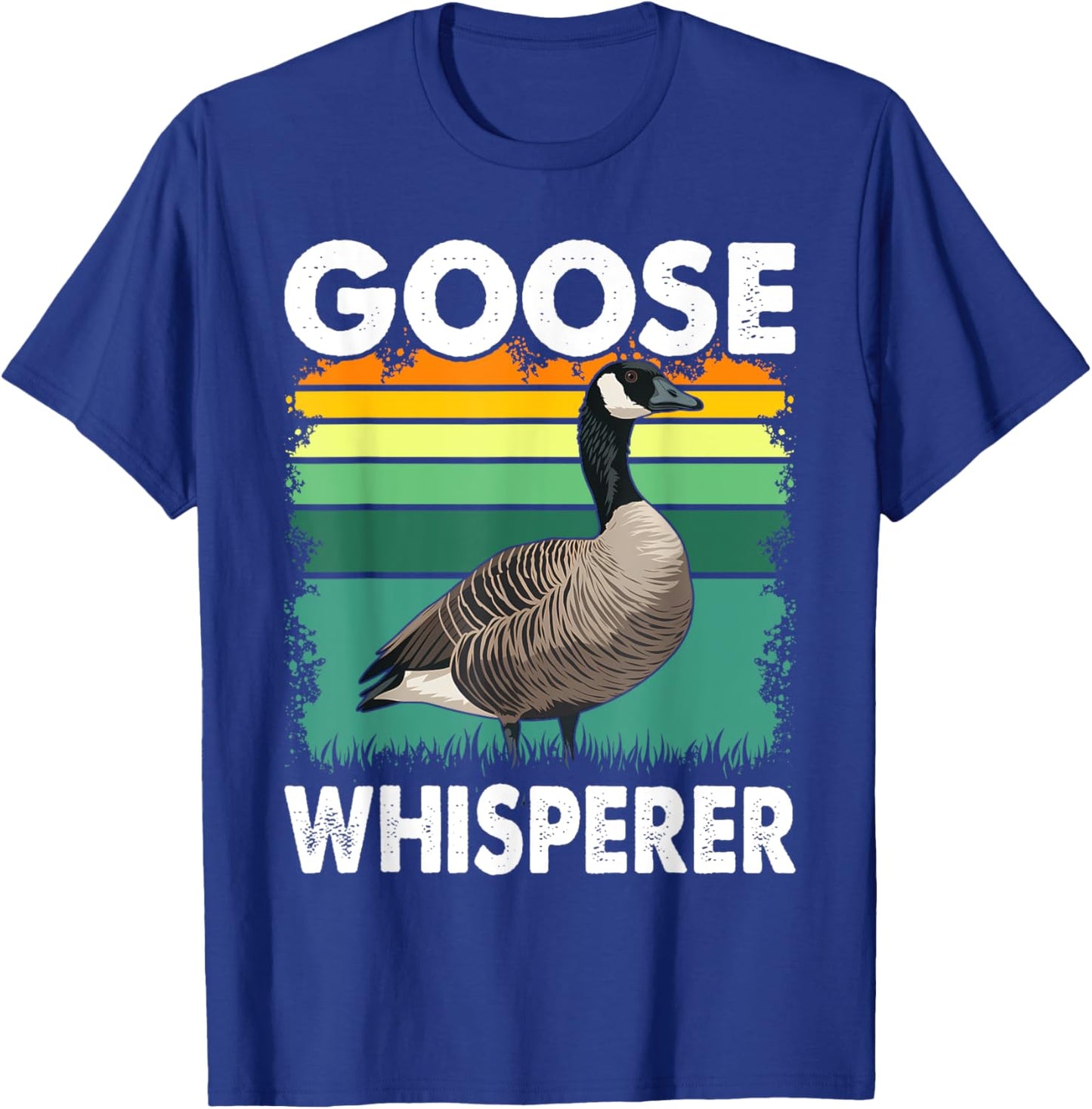 Canadian Goose Whisperer Funny Cute Bird Hunter Animal T-Shirt - T-Shirt | Royal