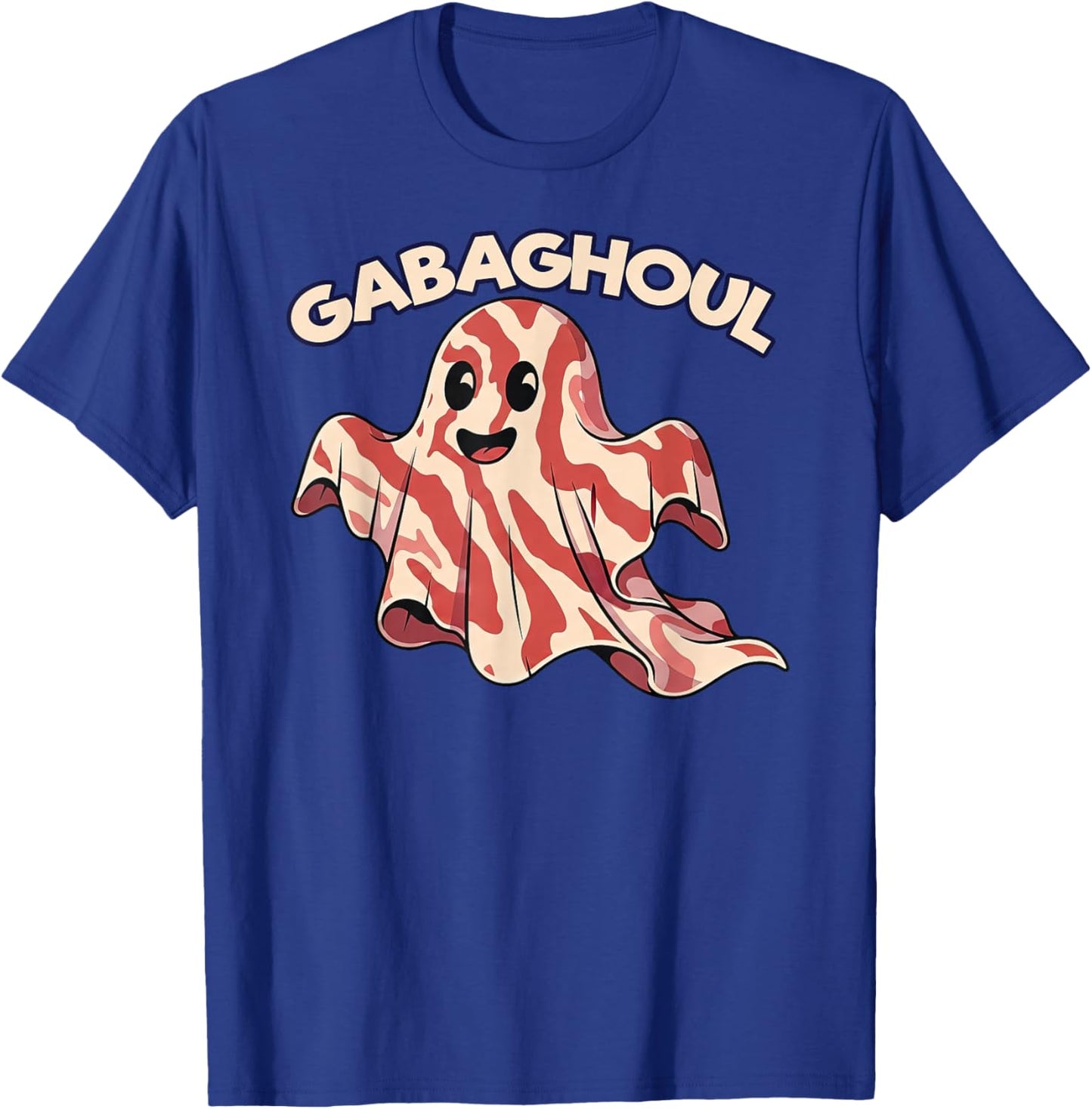 Gabaghoul Funny Italian Food Ghost Halloween Pun T-Shirt - T-Shirt | Royal