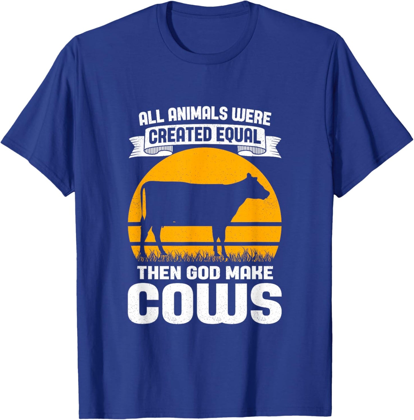 Funny Cow Lover Quote Farmer Men Women Boys Girls Cows T-Shirt - T-Shirt | Royal