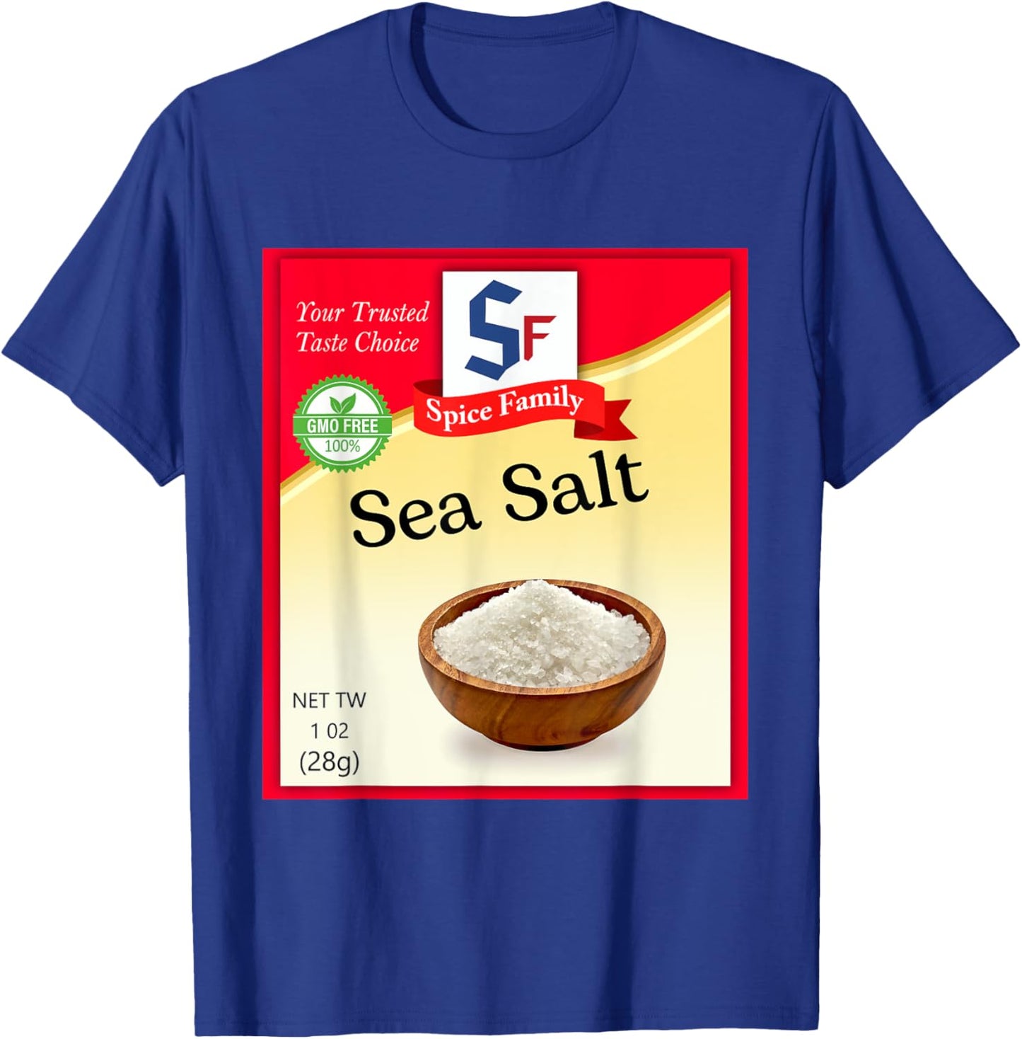 Sea Salt Condiment Costume Holiday Spice Costumes T-Shirt - T-Shirt | Royal