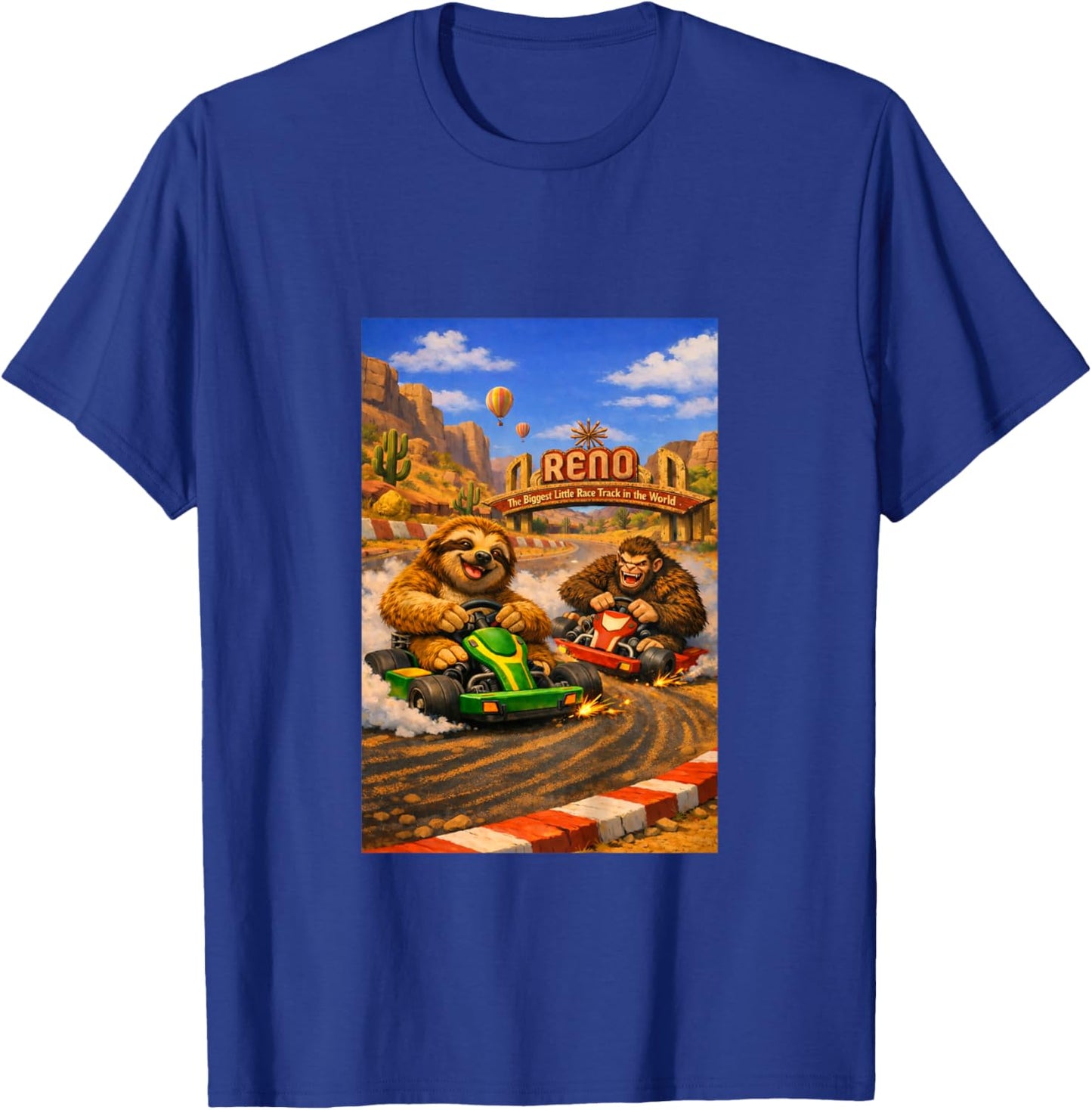 Kids Squatch-N-Sloth Reno T-Shirt - T-Shirt | Royal