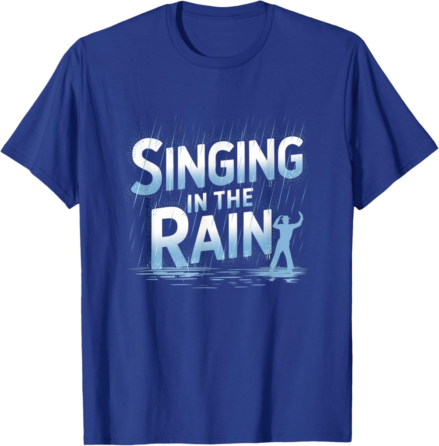 Singing in the Rain Retro Musical Theatre Tap Dance Broadway T-Shirt - T-Shirt | Royal