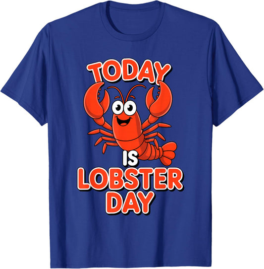 Funny Lobster Art Women Kids Seafood Lobster Lover T-Shirt - T-Shirt | Royal