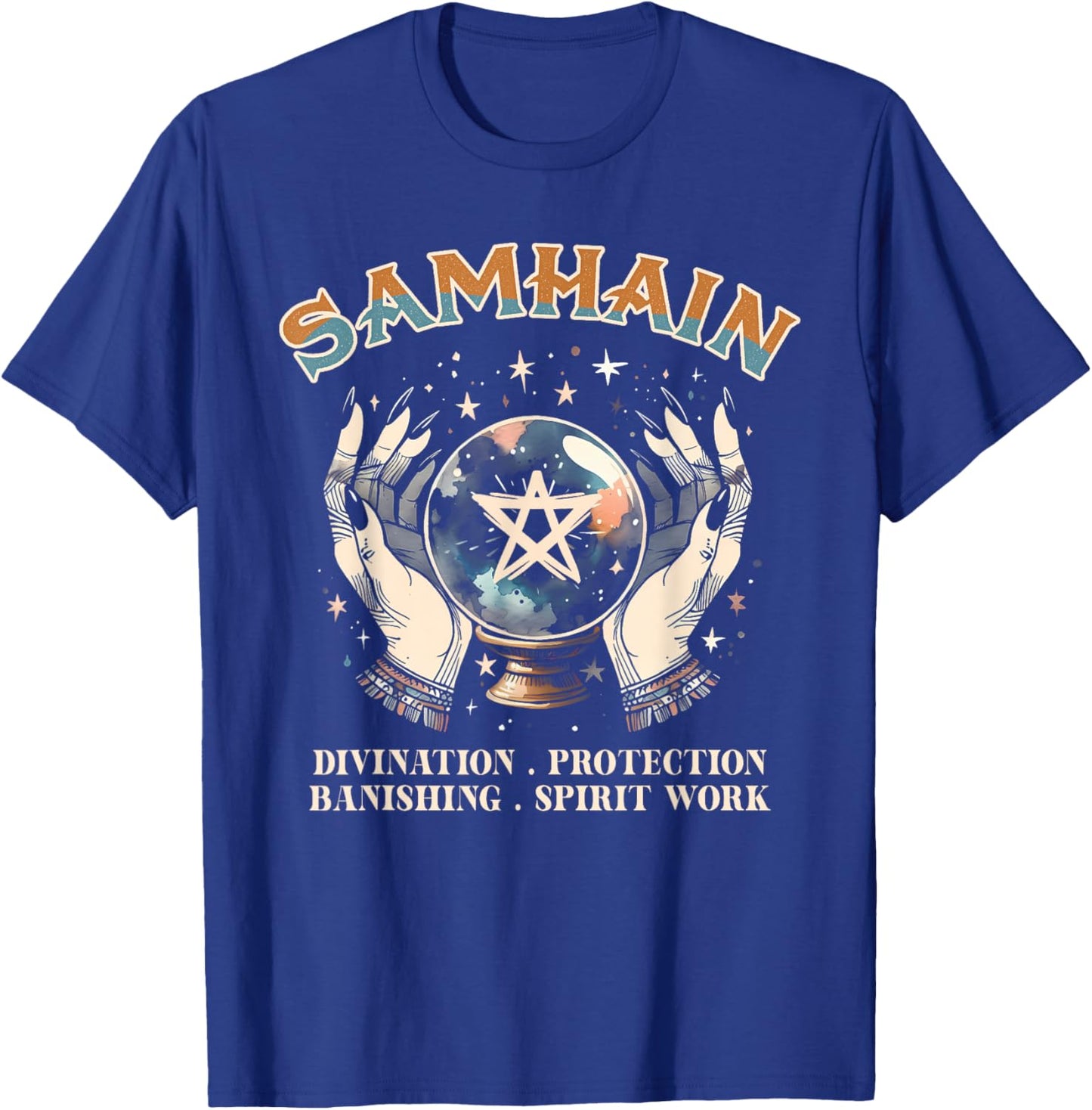 Samhain Wheel Of The Year Solstice Celebration Pagan Samhain T-Shirt - T-Shirt | Royal