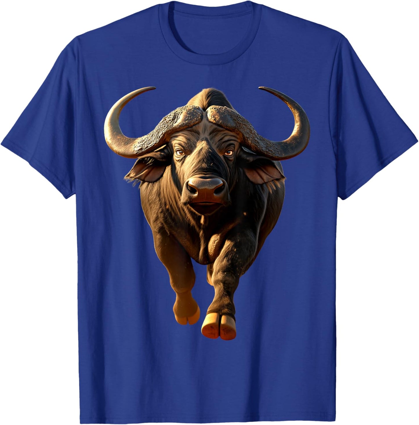 Buffalo Cape Water Buffalos Safari South African Buffalo T-Shirt - T-Shirt | Royal