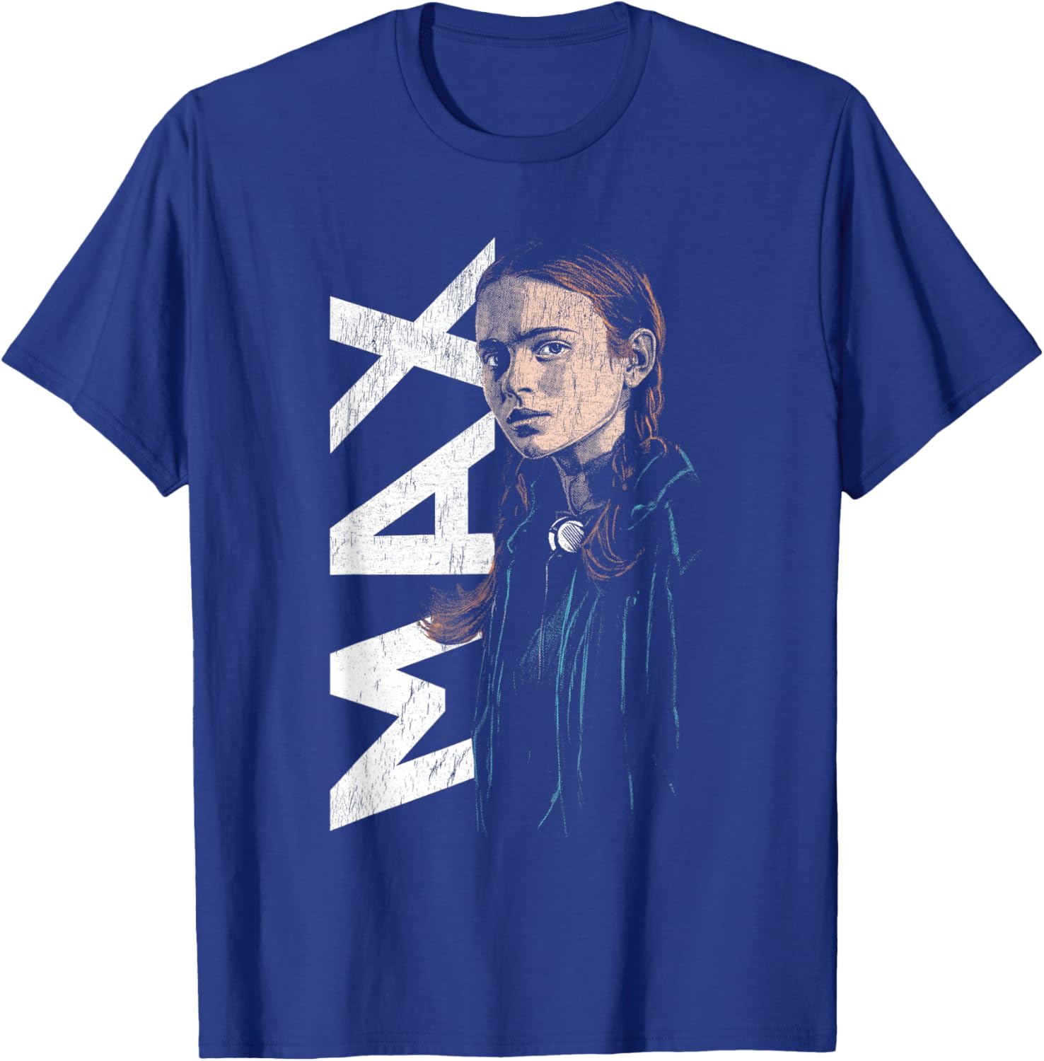 Stranger Things Max Neo Homage Officially Licensed T-Shirt - T-Shirt | Royal