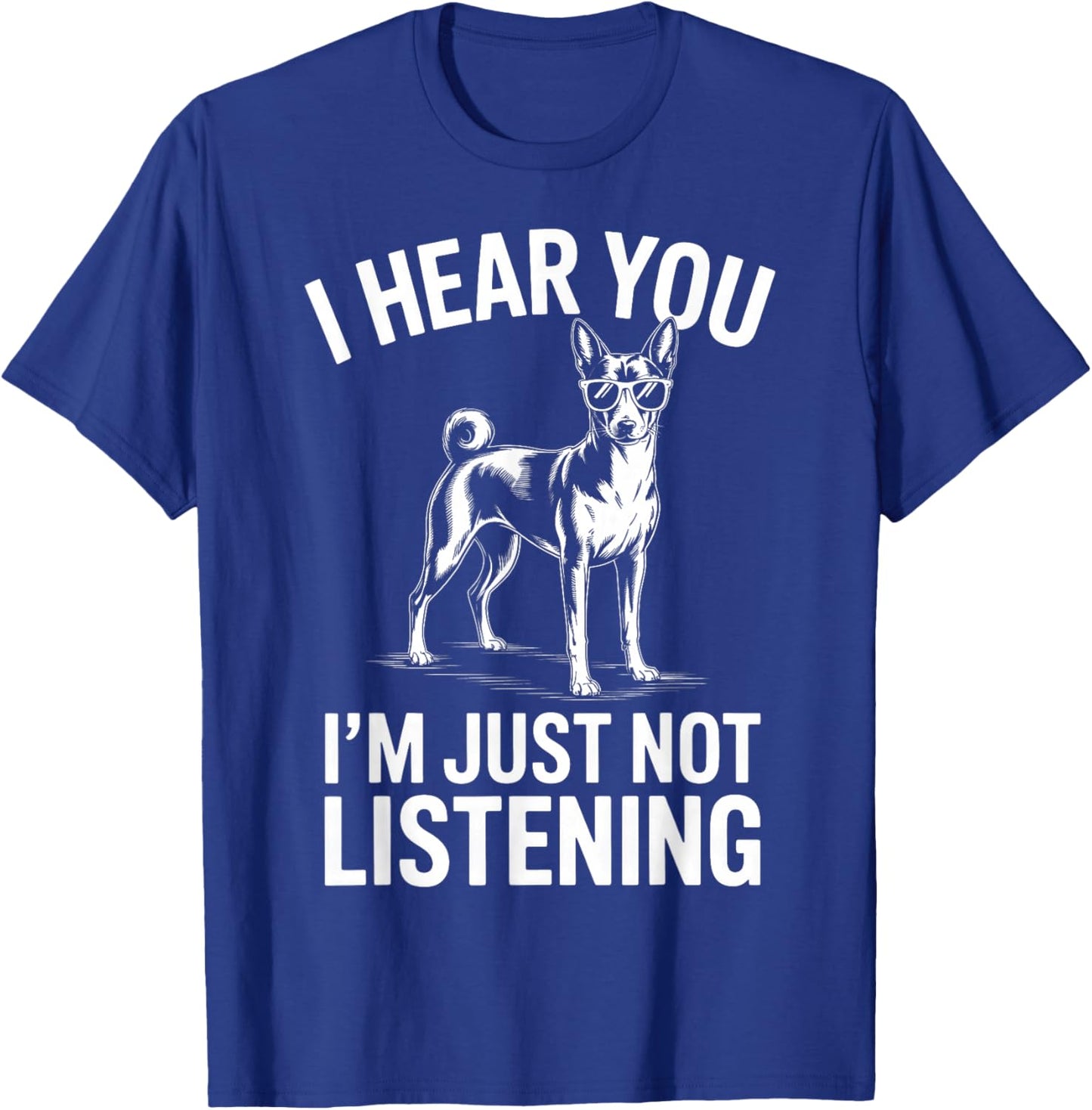 Basenji Funny Basenji T-Shirt - T-Shirt | Royal