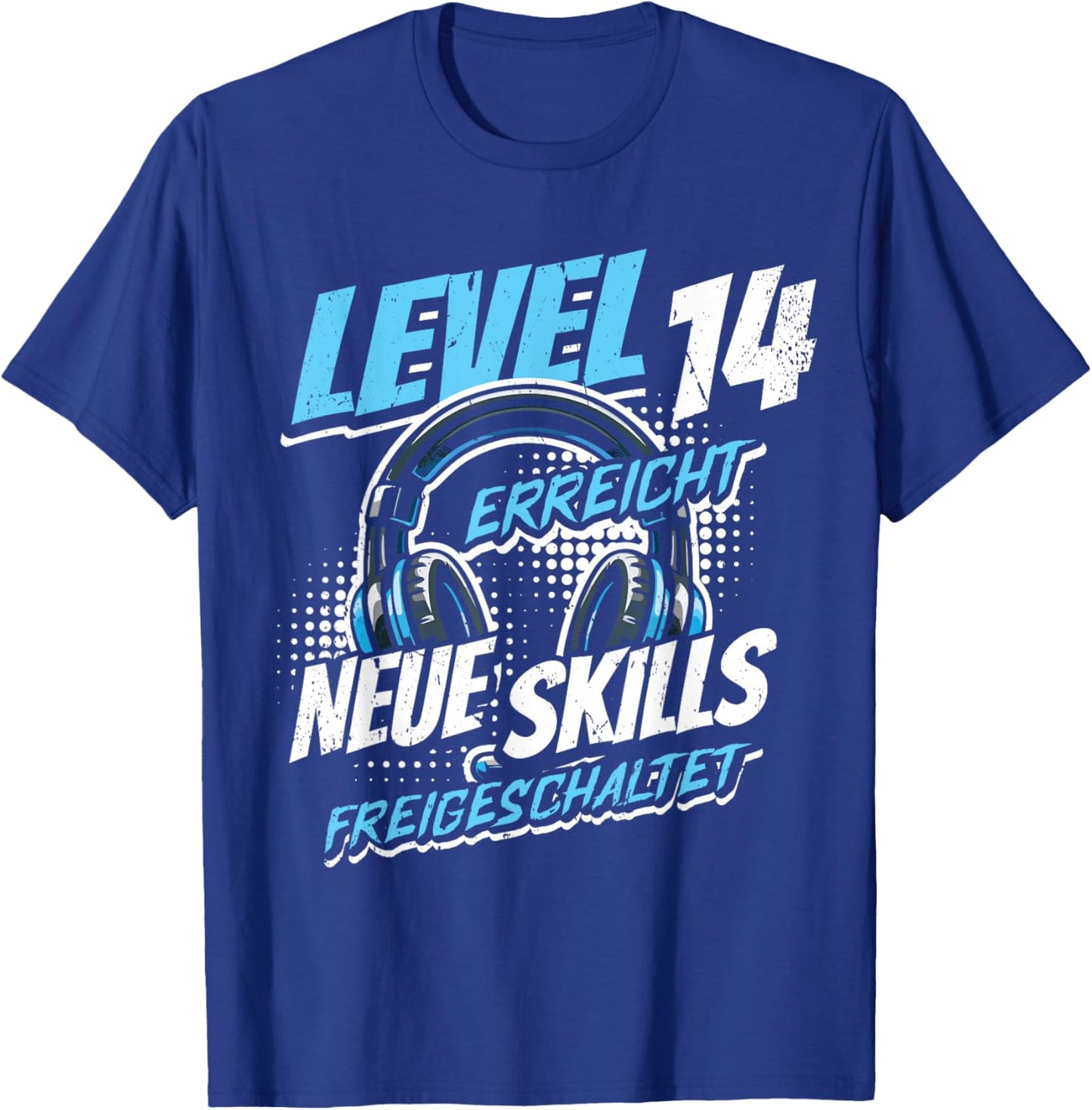 14. Geburtstag Jungen Video Gamer Level 14 Erreicht Junge T-Shirt - T-Shirt | Royal