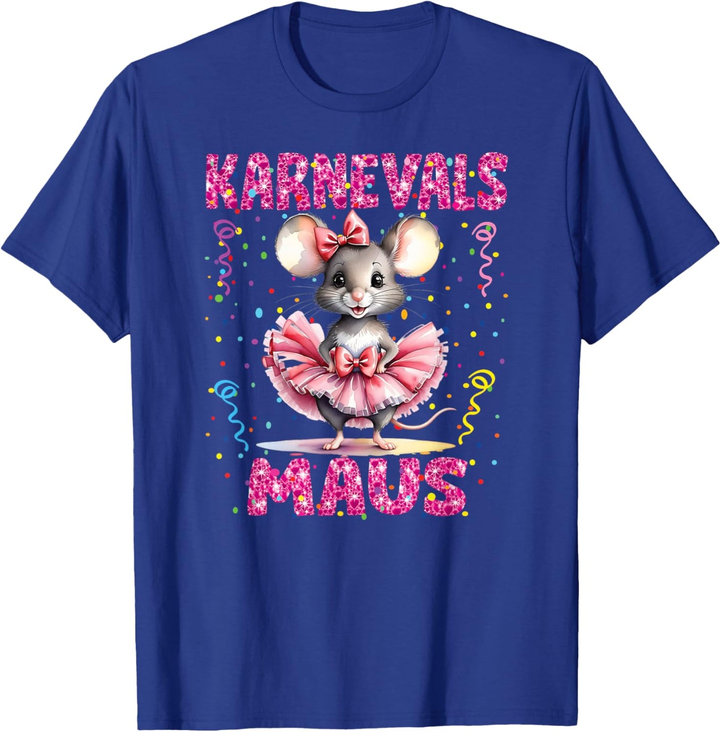 Carnival Mouse Girls' Carnival Costume Confetti T-Shirt - T-Shirt | Royal