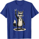 Rock Fox with Sunglasses Hand Sign Cool T-Shirt - T-Shirt | Royal