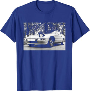 Porsche 924 1977 Sports Car T-Shirt - T-Shirt | Royal