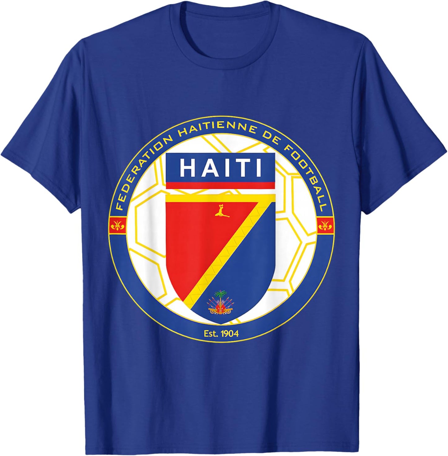 Haiti Football Fanclub (Soccer) T-Shirt - T-Shirt | Royal