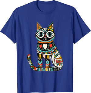 Chania Greece Vacation Greek Cat Lover T-Shirt - T-Shirt | Royal