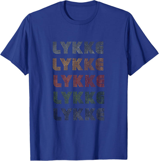 Love Heart Lykke Grunge Vintage Style Black Lykke T-Shirt - T-Shirt | Royal