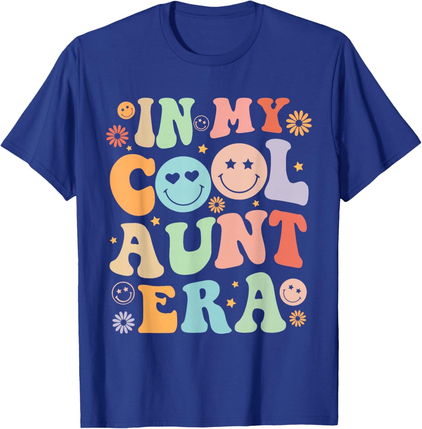 Auntie Aunt Baby Announcement Mother's Day Women Girl T-Shirt - T-Shirt | Royal
