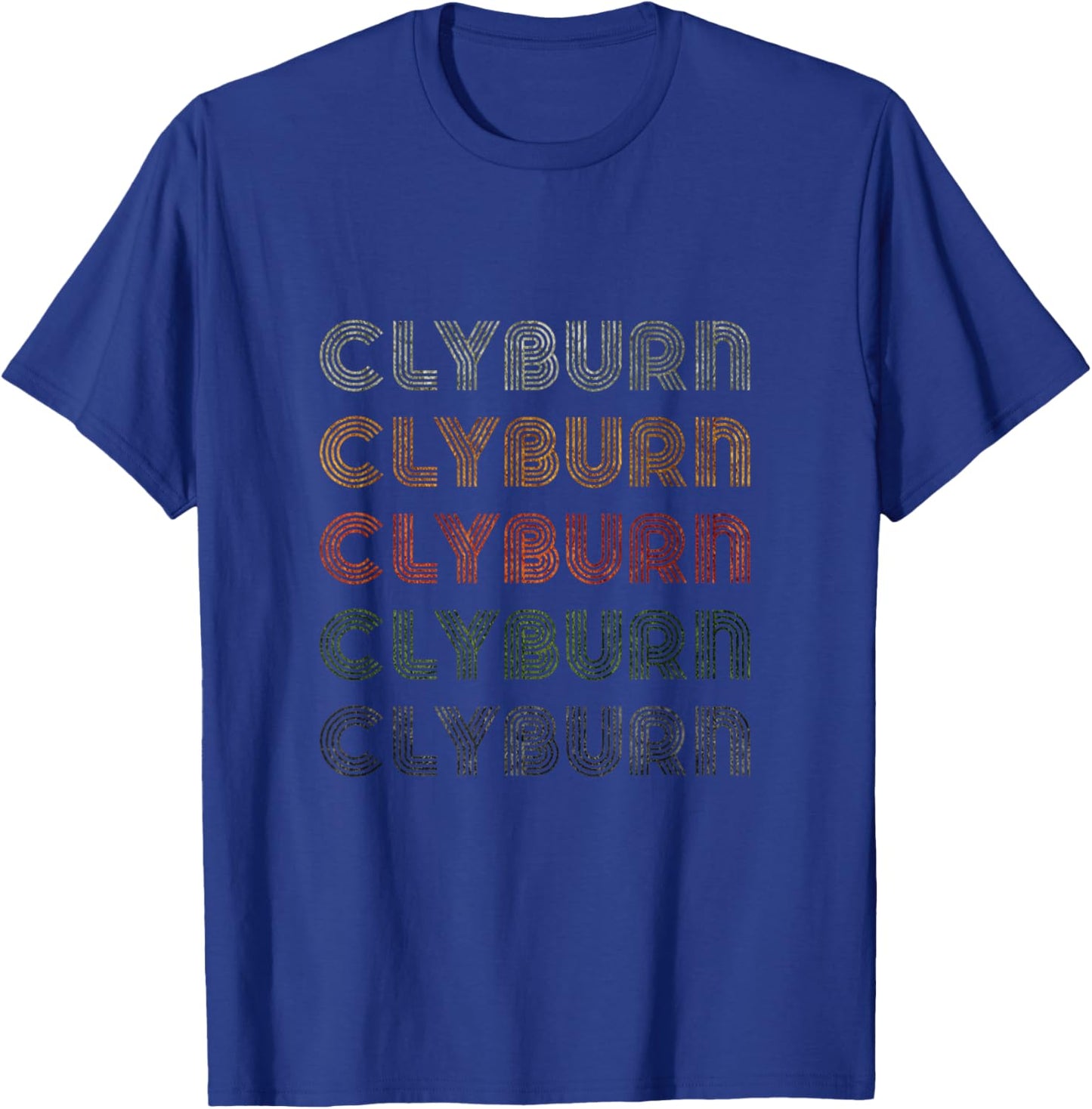 Love Heart Clyburn Grunge Vintage Style Black Clyburn T-Shirt - T-Shirt | Royal