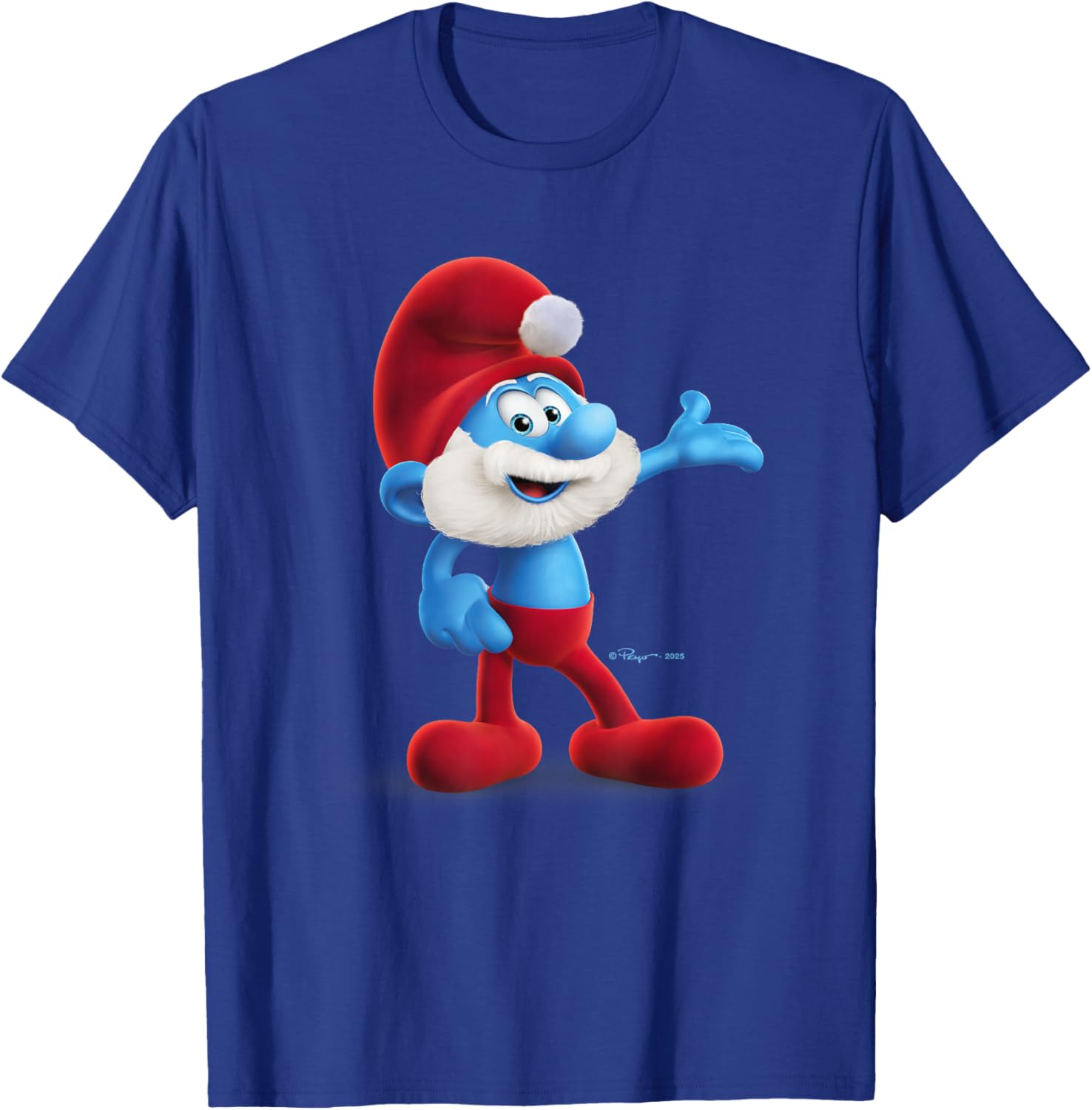 The Smurfs - Papa Smurf Character T-Shirt - T-Shirt | Royal