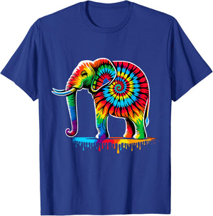Tie-Dye Elephant T-Shirt - T-Shirt | Royal