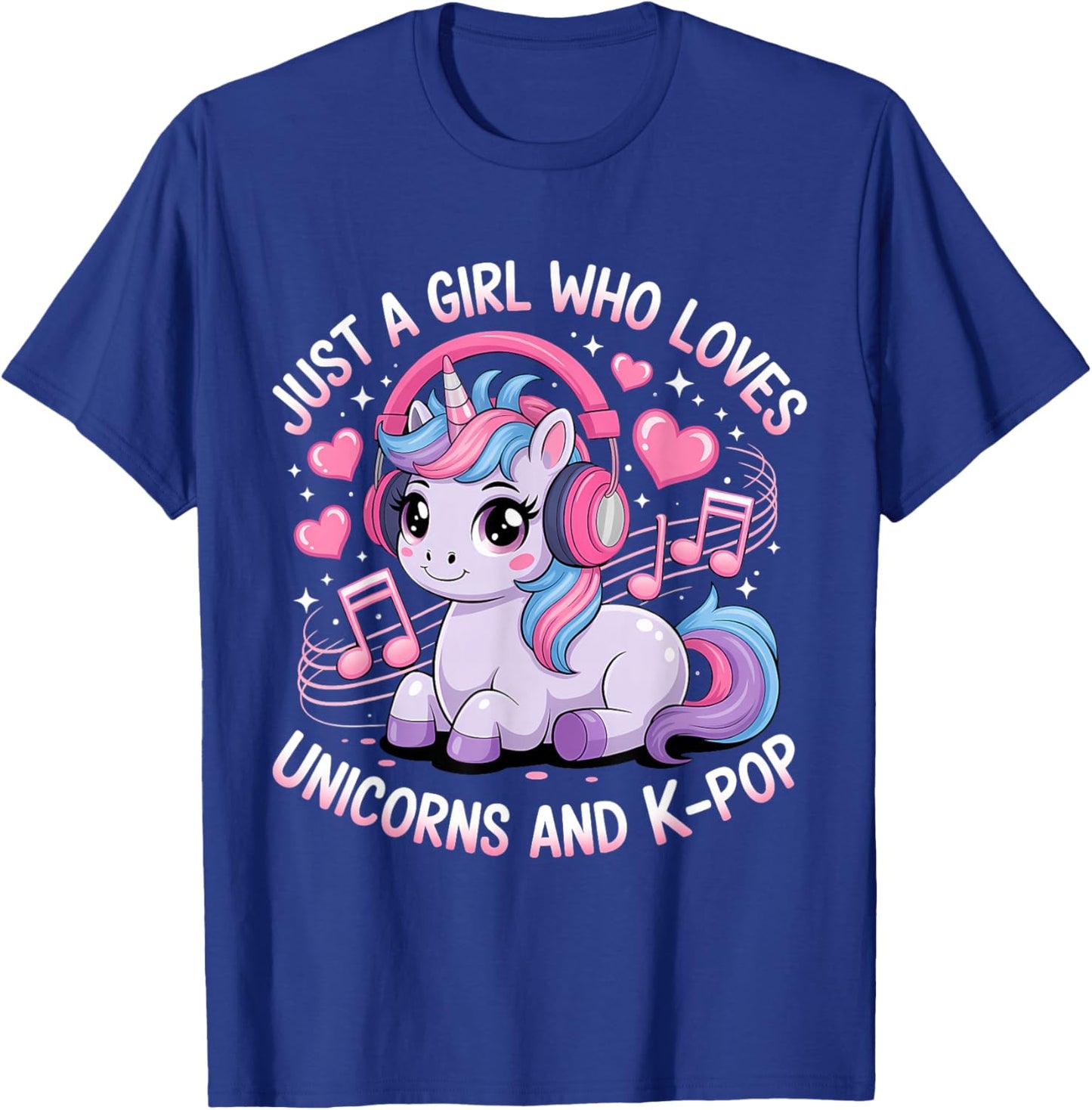 K-Pop Just A Girl Who Loves Unicorns and K-Pop K Pop Kpop T-Shirt - T-Shirt | Royal