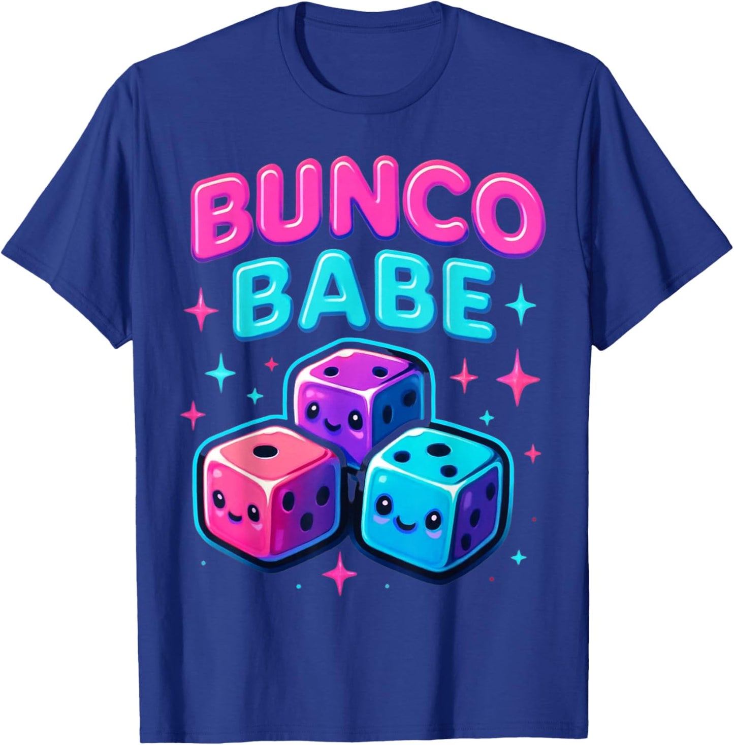 Bunco Babe Funny Bunco Game Night Women T-Shirt - T-Shirt | Royal