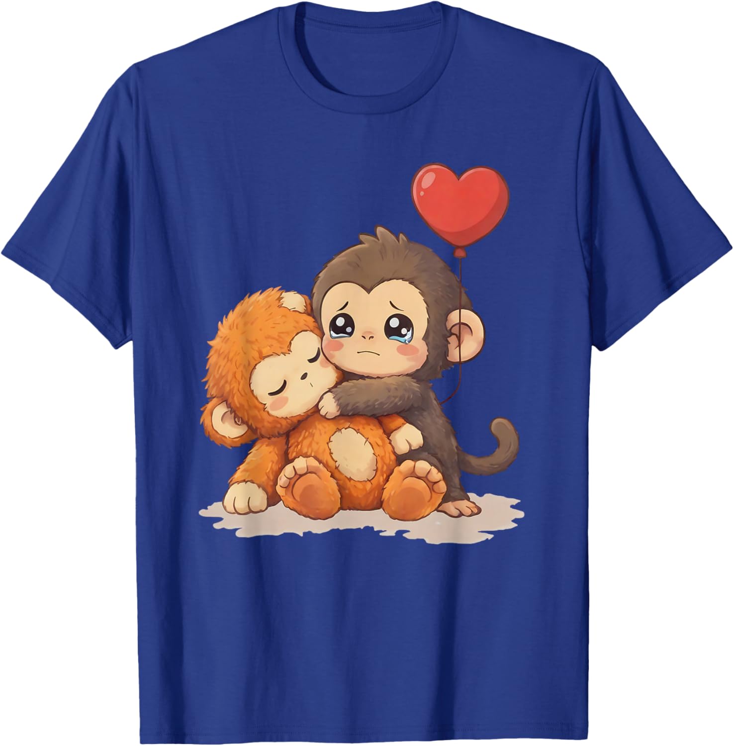 Cute Baby Monkey Punch T-Shirt - T-Shirt | Royal