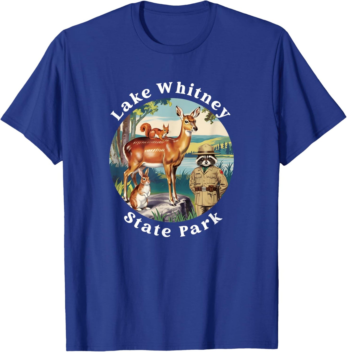 Lake Whitney State Park Texas Outdoors Vacation Souvenir T-Shirt - T-Shirt | Royal