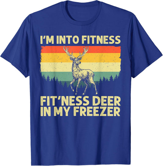 Deer Hunting Art Women Wildlife Hunter Deer Hunting T-Shirt - T-Shirt | Royal