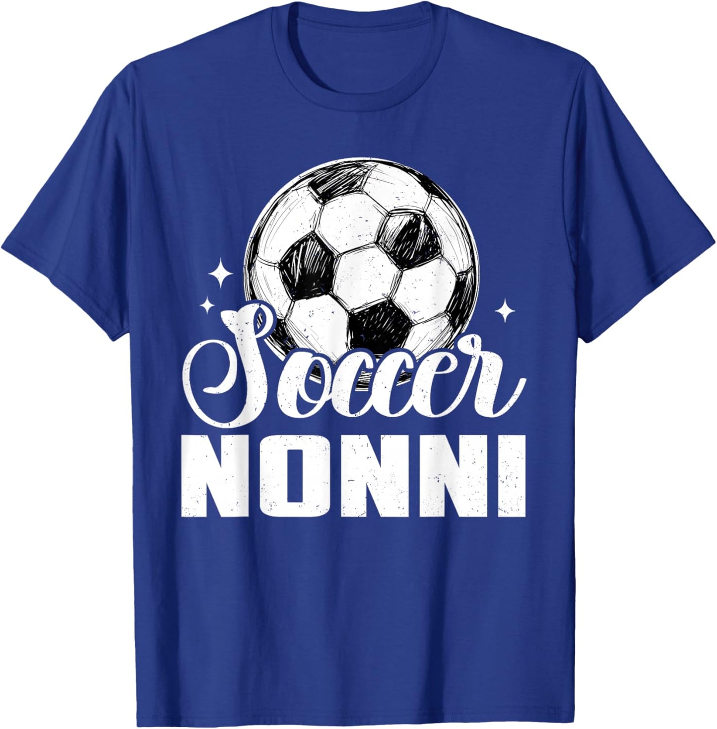 Soccer Nonni Matching Family Soccer T-Shirt - T-Shirt | Royal