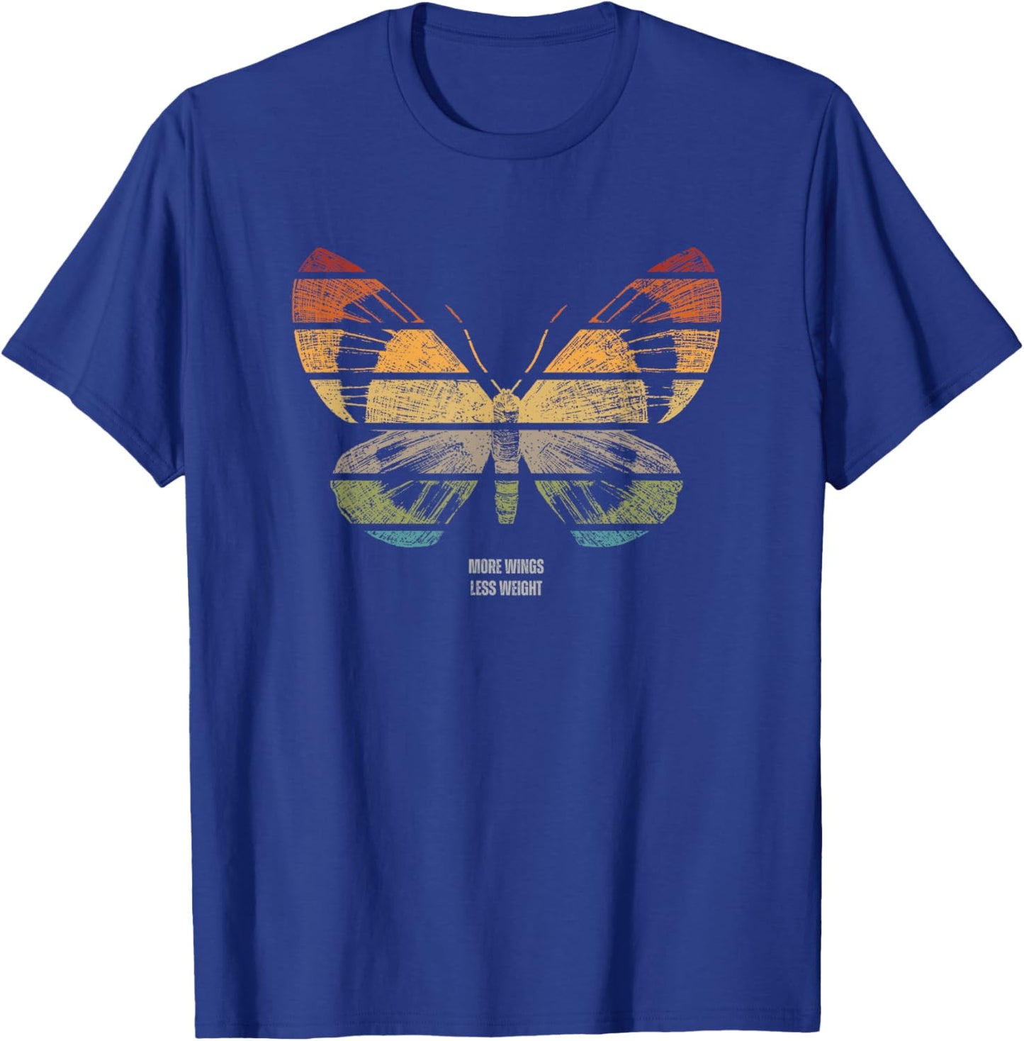Vintage Free Butterfly T-Shirt - T-Shirt | Royal