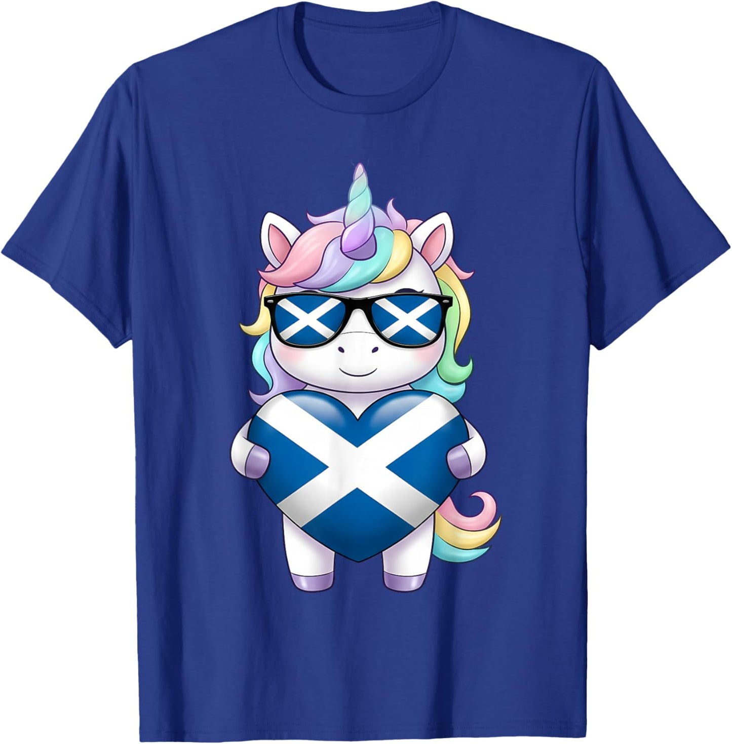 Drapeau écossais Licorne écossais T-Shirt - T-Shirt | Royal