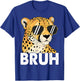 Bruh Cheetah Meme Men Boys Animal Print Kids T-Shirt - T-Shirt | Royal