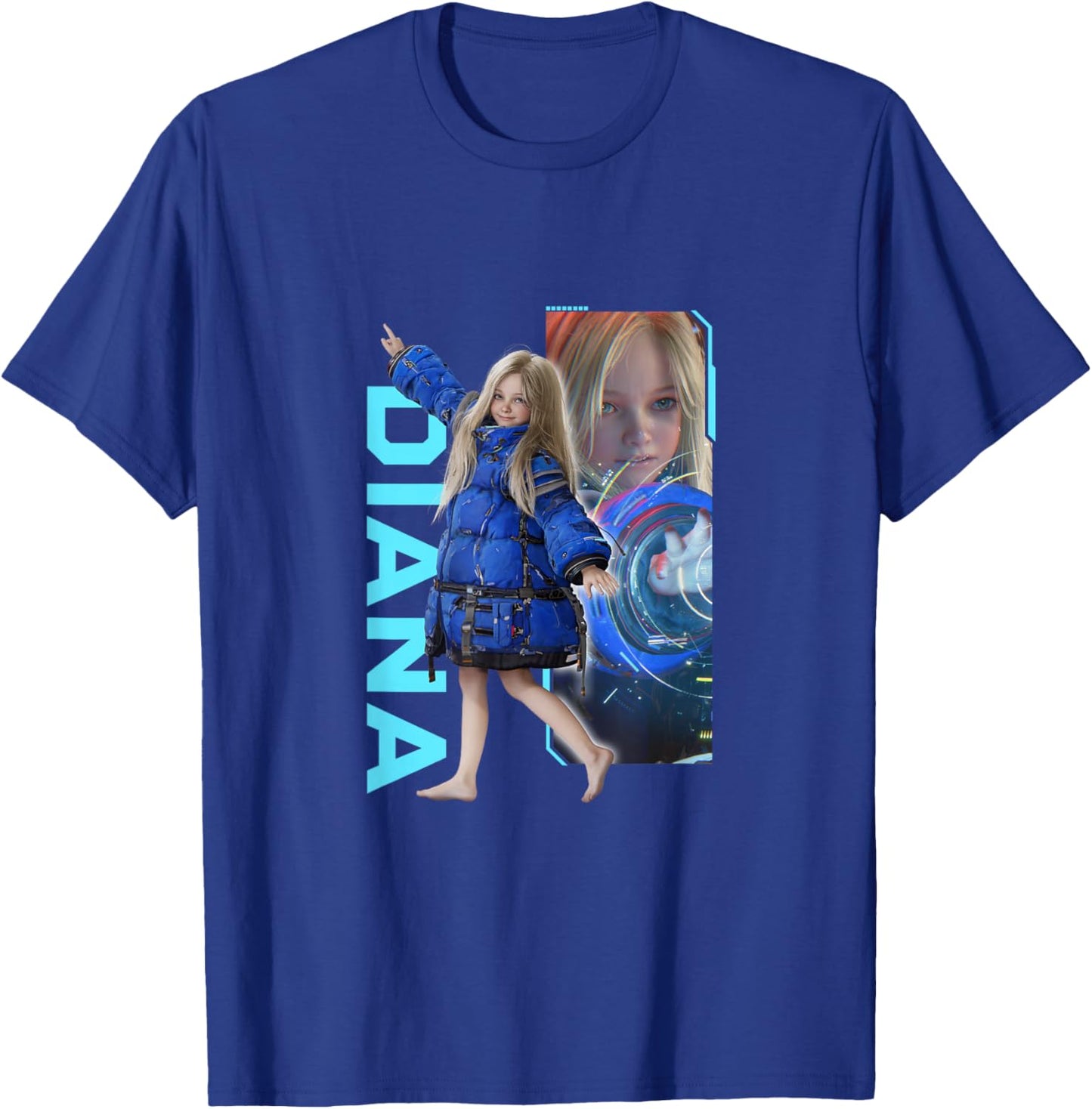 PRAGMATA Diana -FP T-Shirt - T-Shirt | Royal