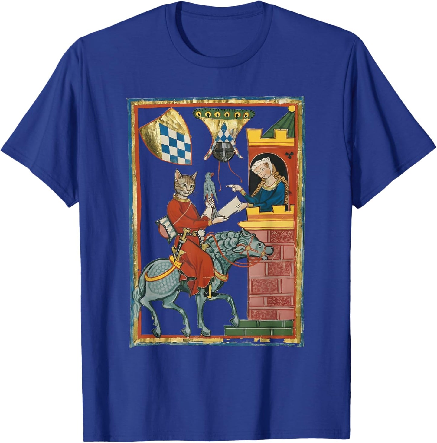 Weird Ugly Medieval Cats T-Shirt - T-Shirt | Royal