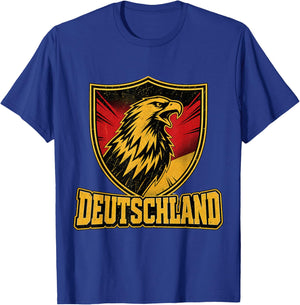 Deutschland Adler - Fan Design Schwarz Rot Gold T-Shirt - T-Shirt | Royal