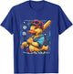 Rubber Duck Baseball Player Space Moon Rubber Duckie T-Shirt - T-Shirt | Royal