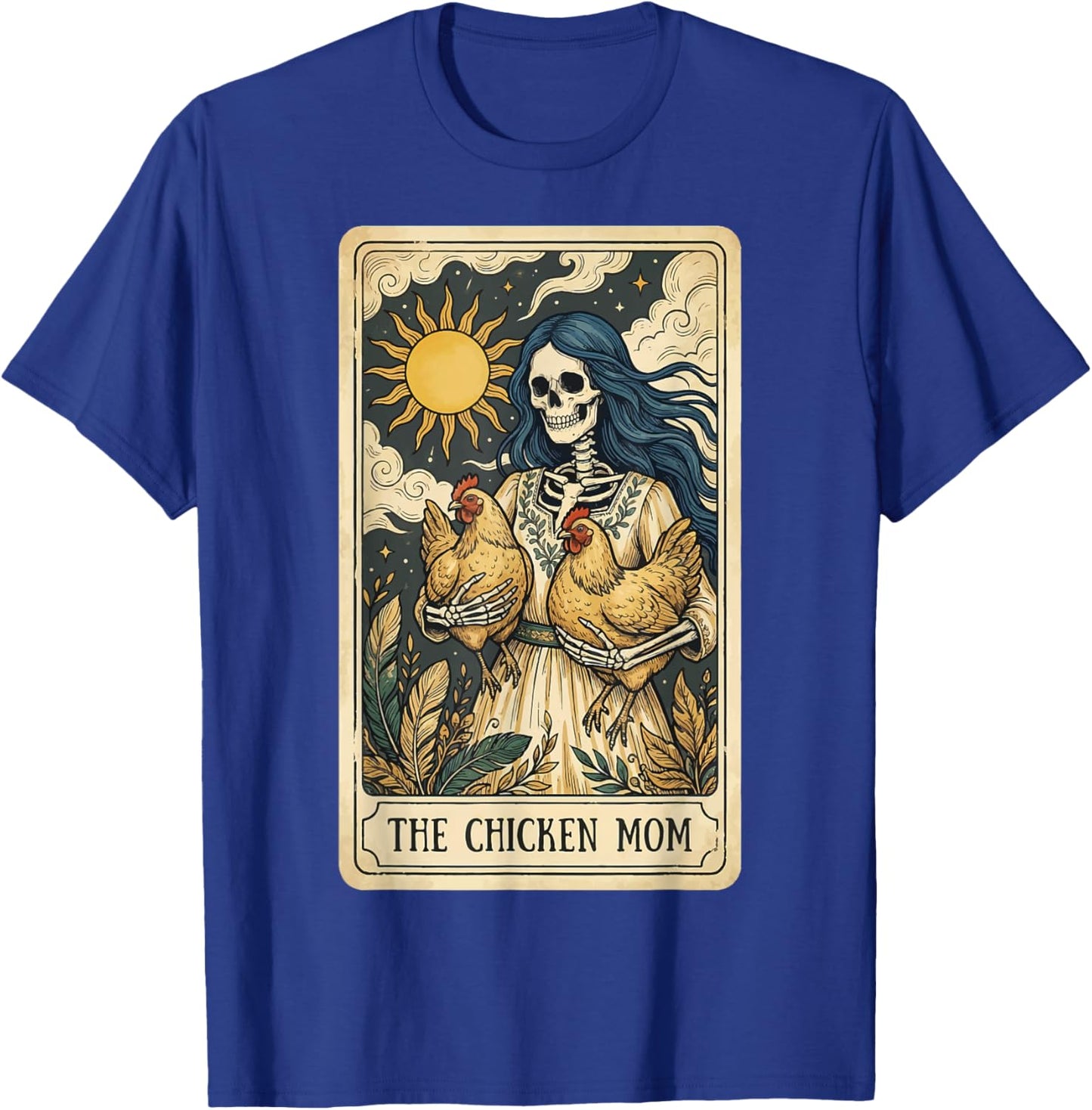 The Chicken Mom Tarot Card T-Shirt - T-Shirt | Royal
