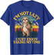 Funny Sloth Hiking Lazy Hiker Outdoors T-Shirt - T-Shirt | Royal
