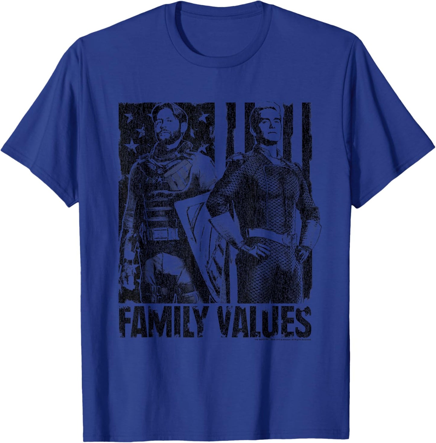 The Boys Family Values Homelander & Soldier Boy TV Show T-Shirt - T-Shirt | Royal