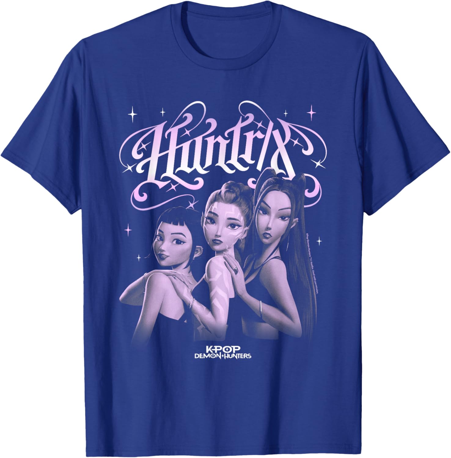 KPop Demon Hunters Huntrix Gothic Officially Licensed T-Shirt - T-Shirt | Royal