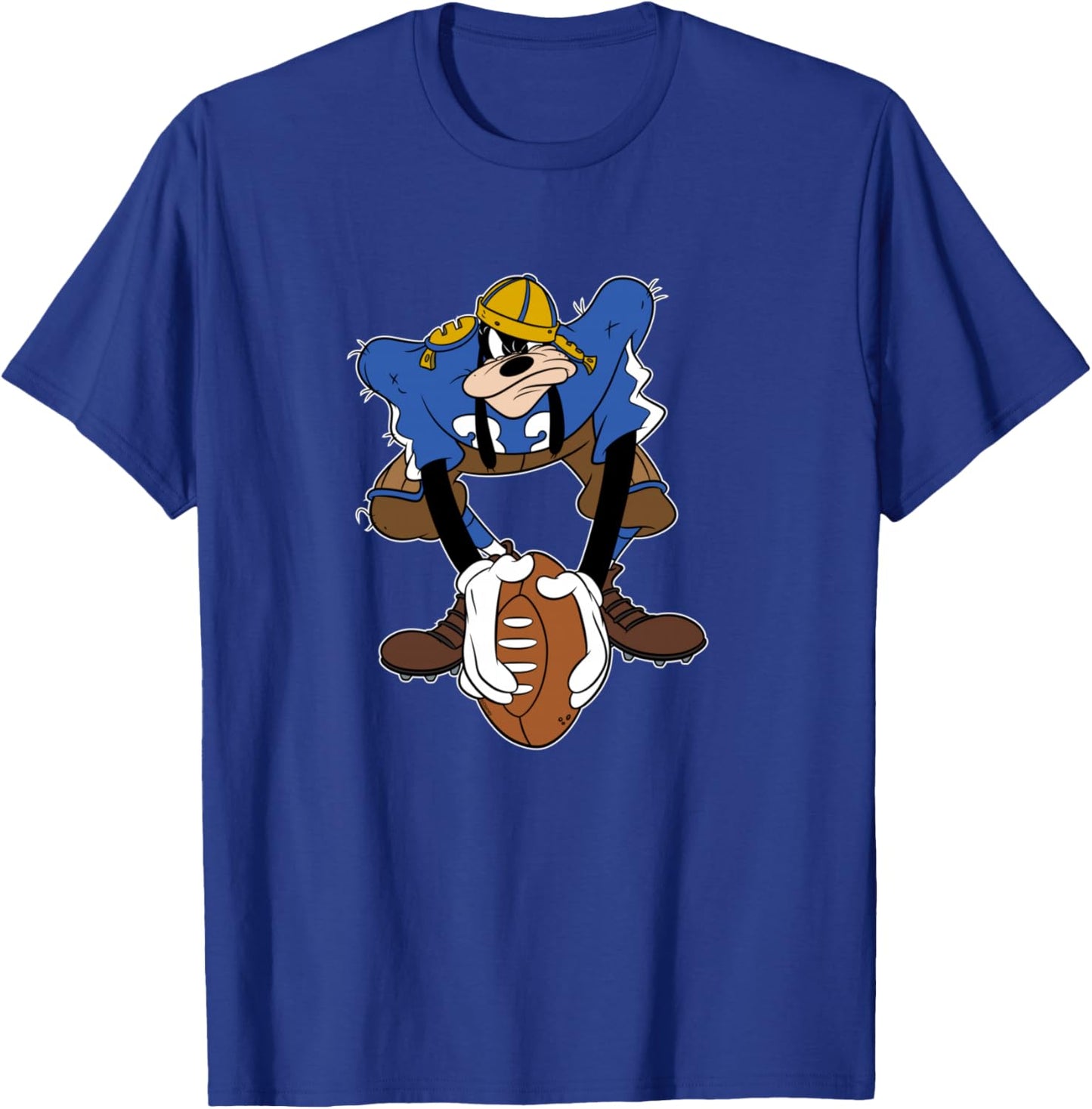 Disney Sports Goofy Football Team Player Manche Longue T-Shirt - T-Shirt | Royal